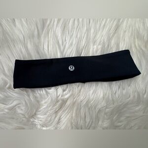 Lululemon Athletica Black Logo Headband